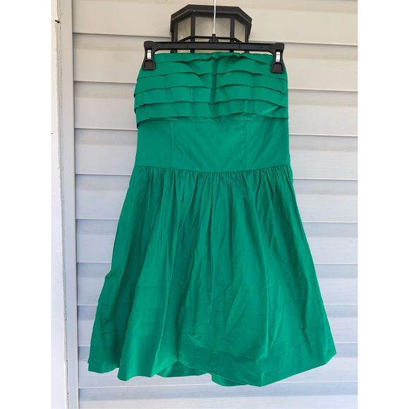 Jack by BB Dakota NWT Strapless Dress in Glass Green Sz Medium St Patrick's Day - Picture 4 of 14